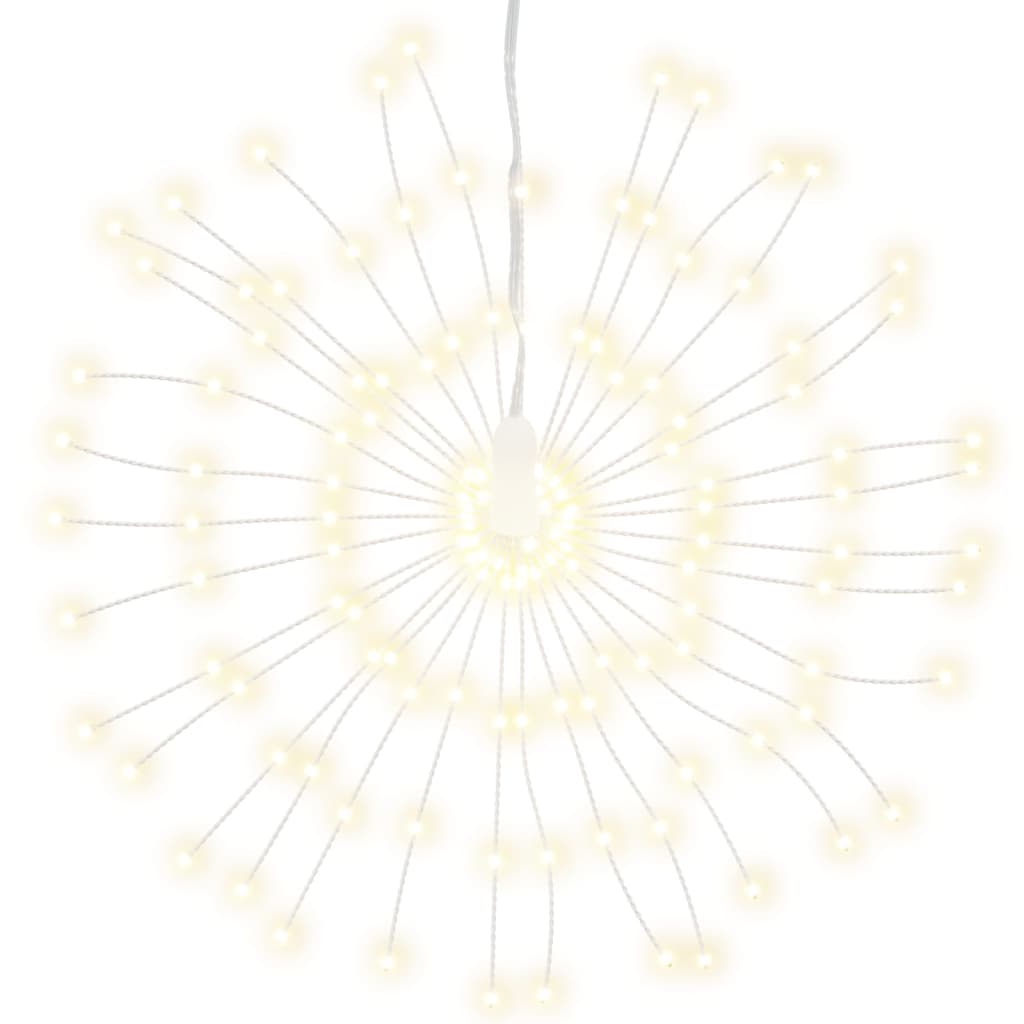 Feuerwerkslichter 10 Stk. Weihnachtsdeko Warmweiß 20cm 1400LEDs