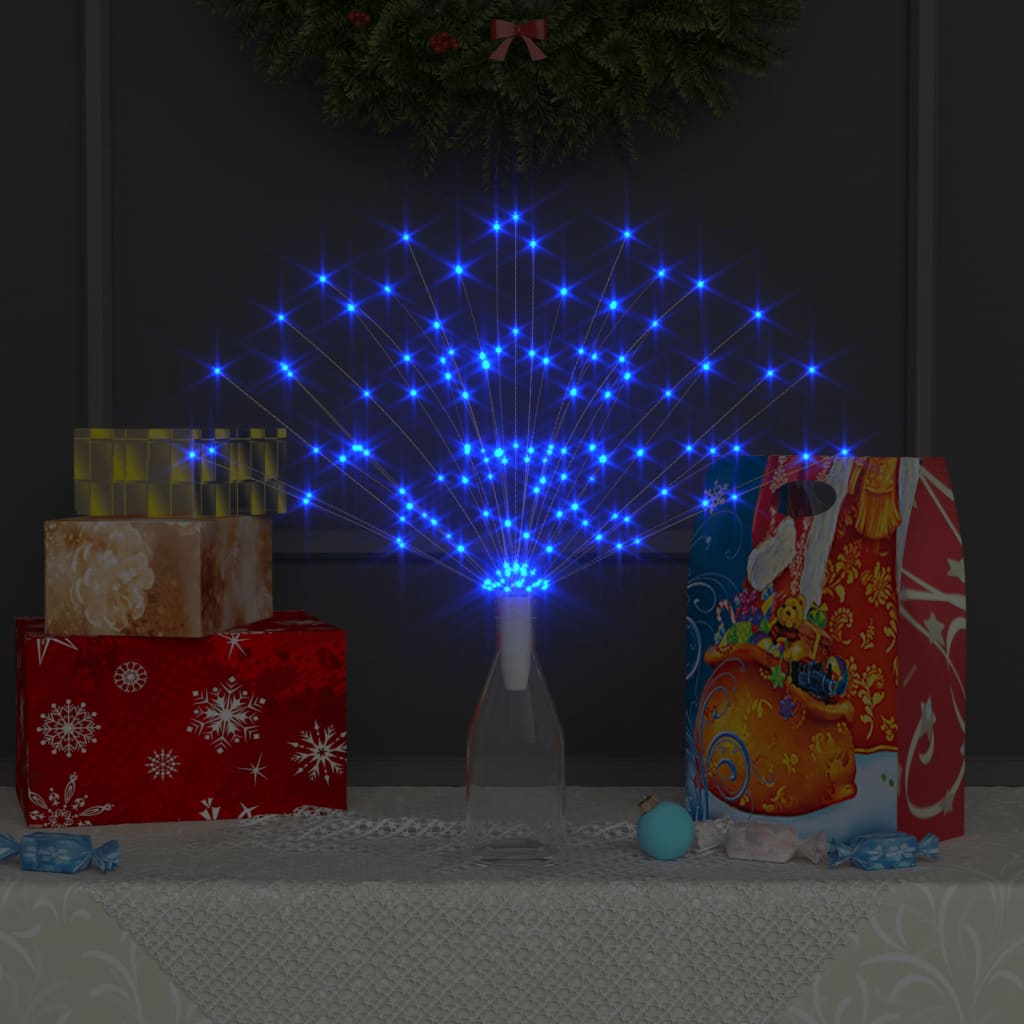 Feuerwerkslicht Blau 20 cm 140 LEDs