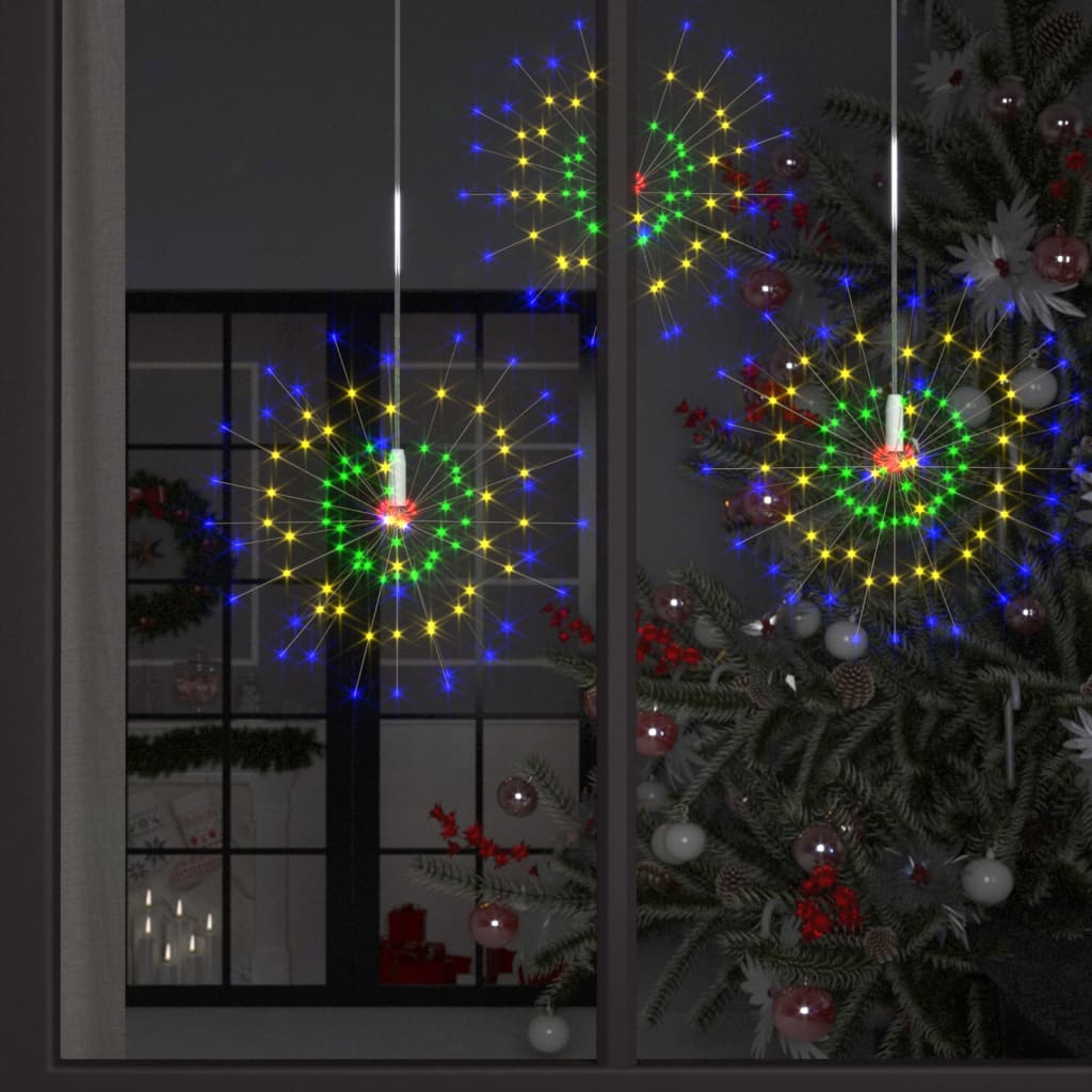 Feuerwerkslicht Weihnachtsdeko Mehrfarbig 20 cm 140 LEDs