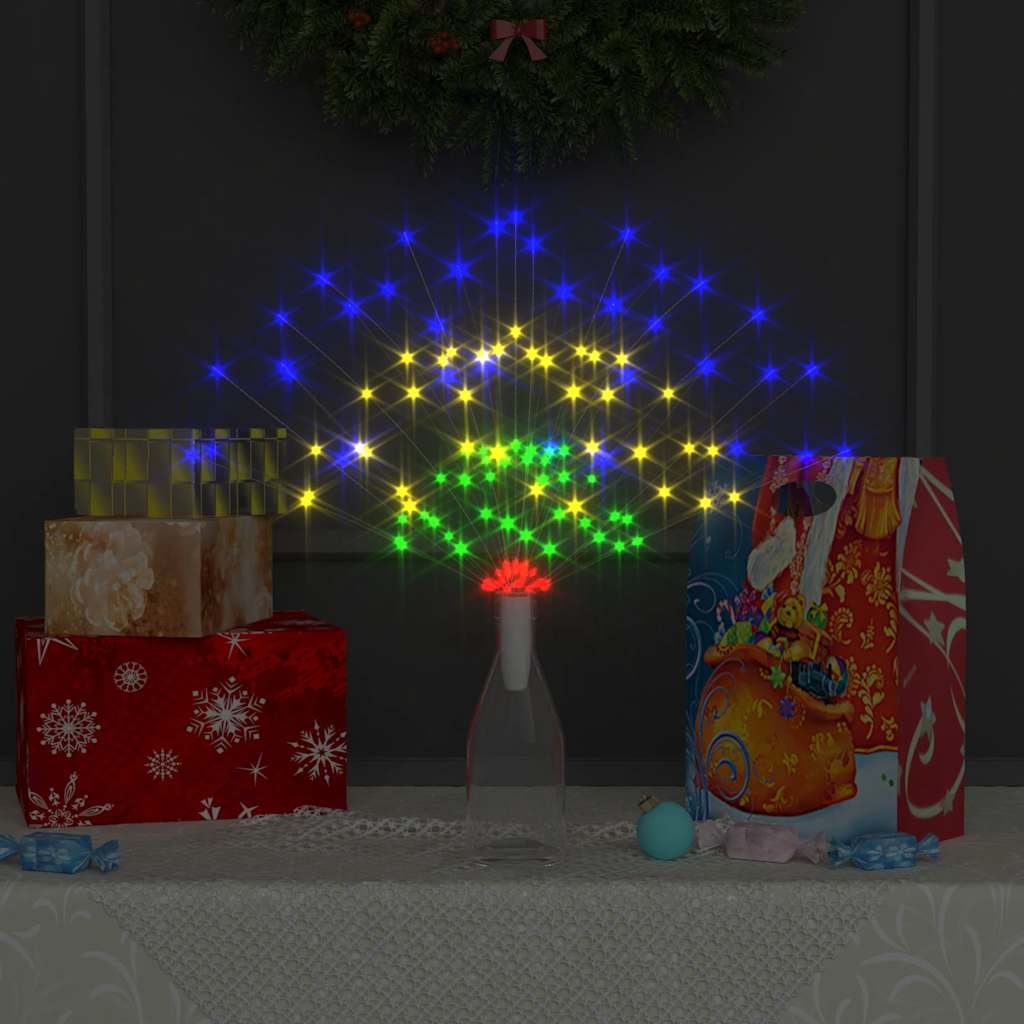Feuerwerkslichter 2 Stk. Weihnachtsdeko Mehrfarbig 20cm 280LEDs