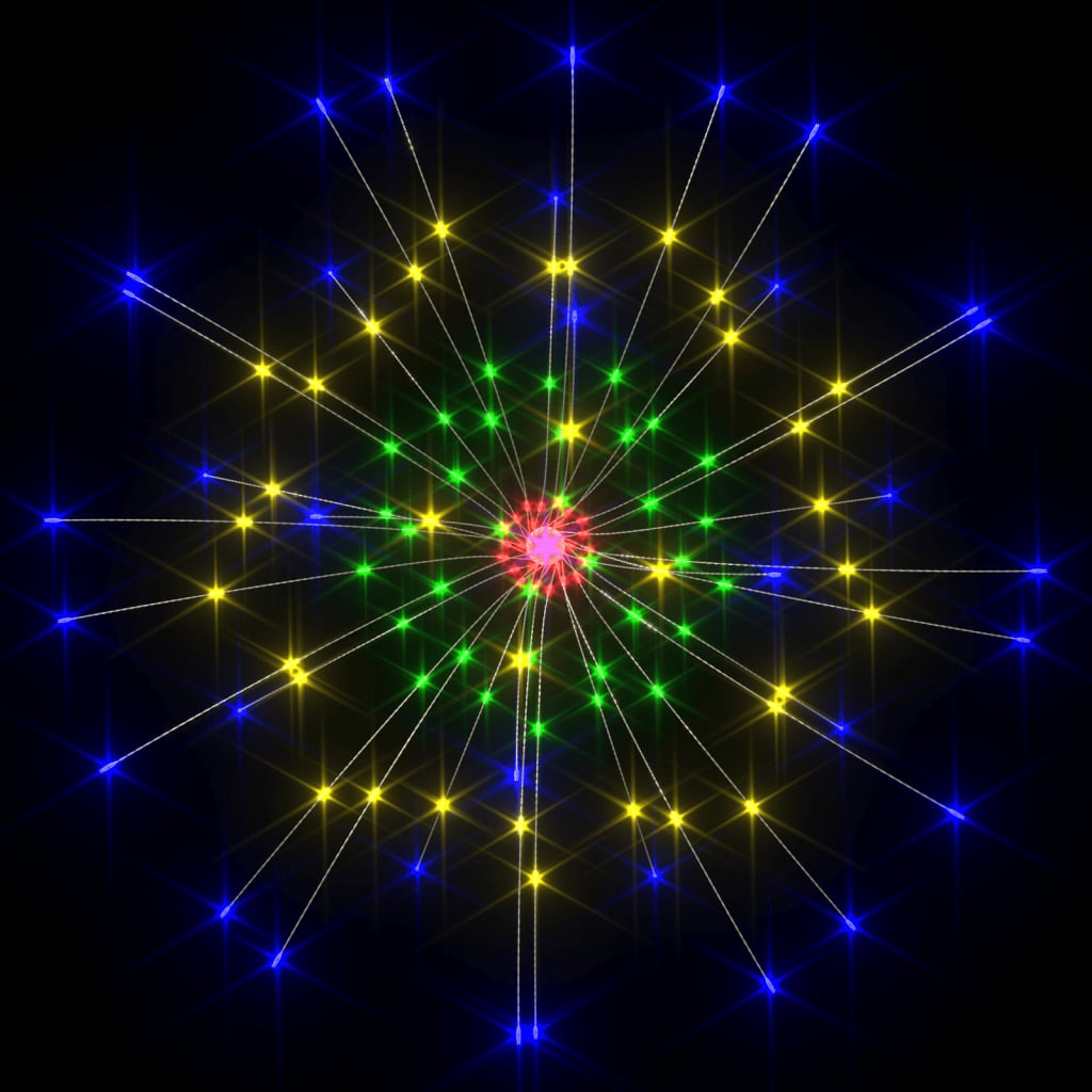 Feuerwerkslichter 4 Stk. Weihnachtsdeko Mehrfarbig 20cm 560LEDs