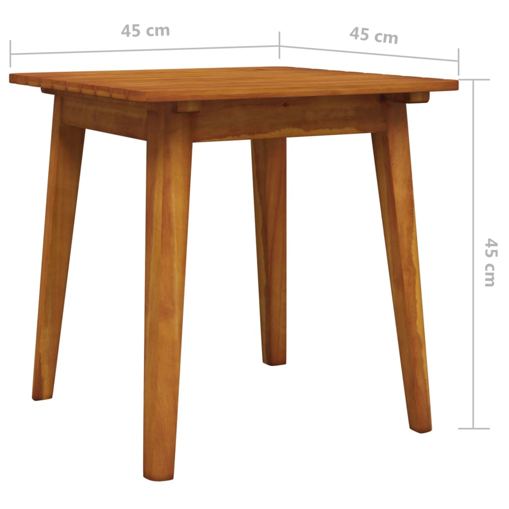 3-tlg. Bistro-Set Massivholz Akazie