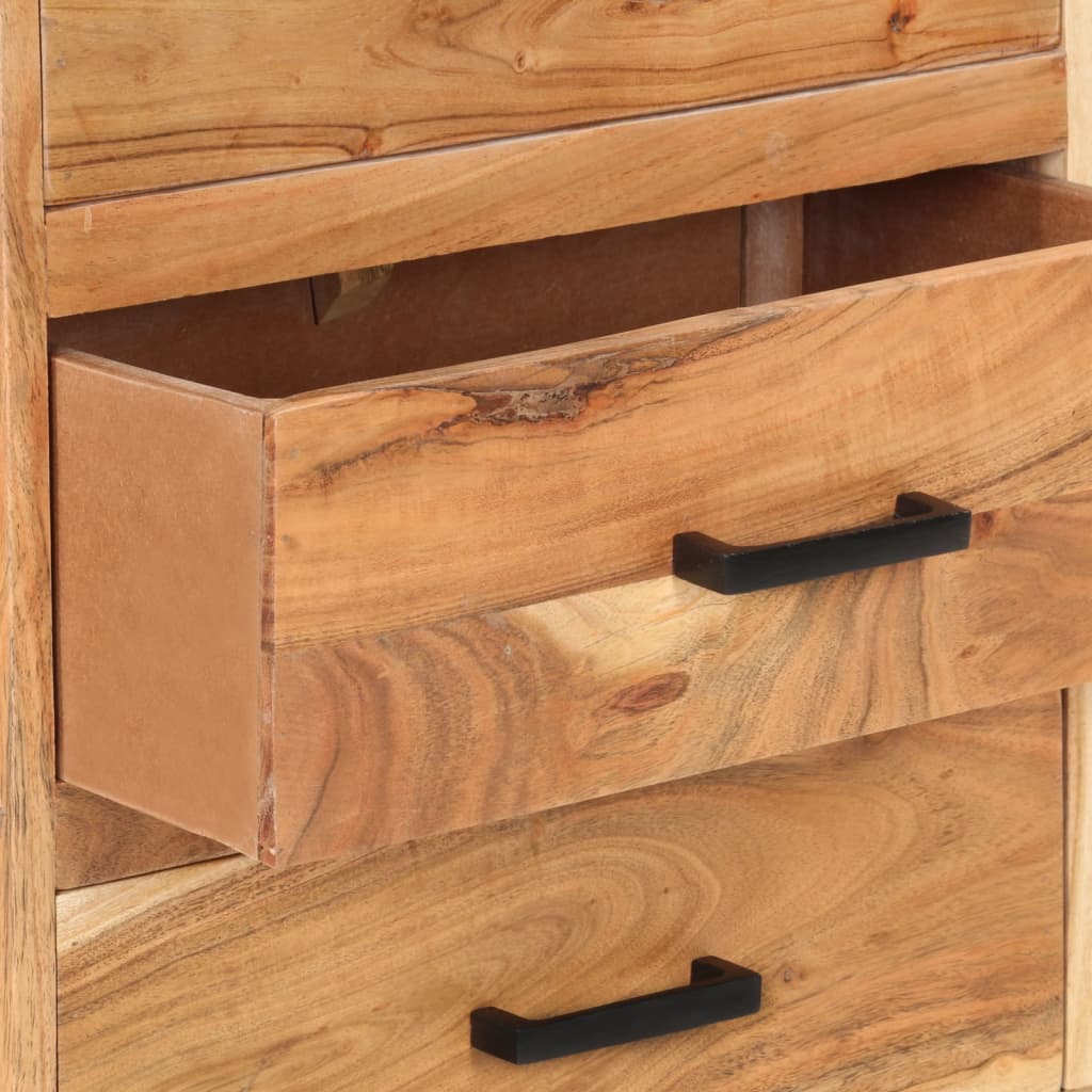 Sideboard 88x30x73 cm Akazie Massivholz