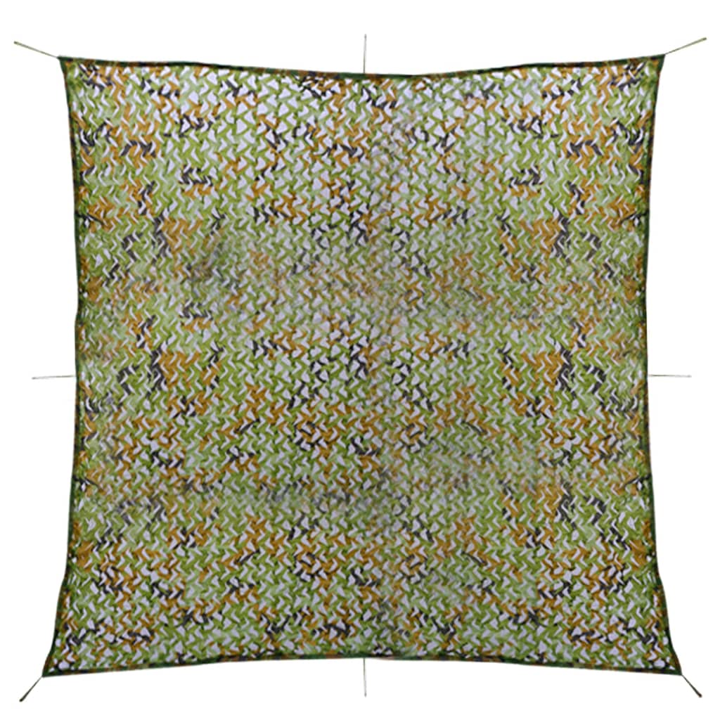Tarnnetz mit Aufbewahrungstasche 2x3 m Grün