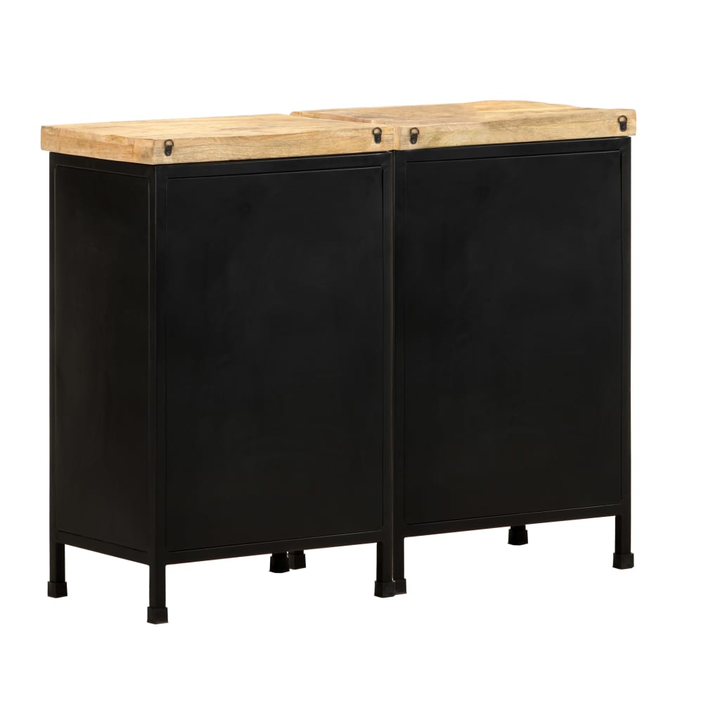 Sideboard mit 6 Schubladen Raues Mangoholz
