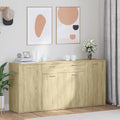 Sideboard Sonoma-Eiche 160x36x75 cm Holzwerkstoff