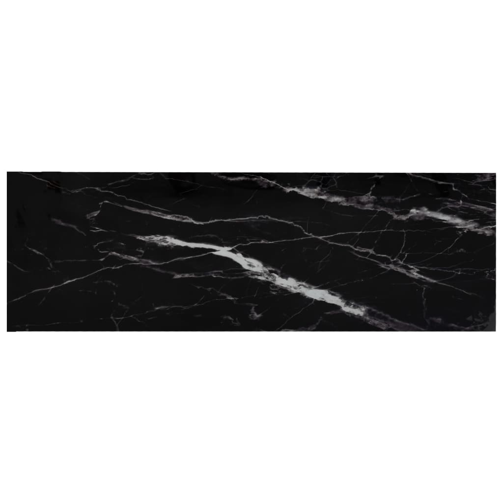 Regal Marmor und Transparent 100x36x168 cm Gehärtetes Glas