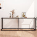 Konsolentisch Transparent 200x35x75,5 cm Hartglas