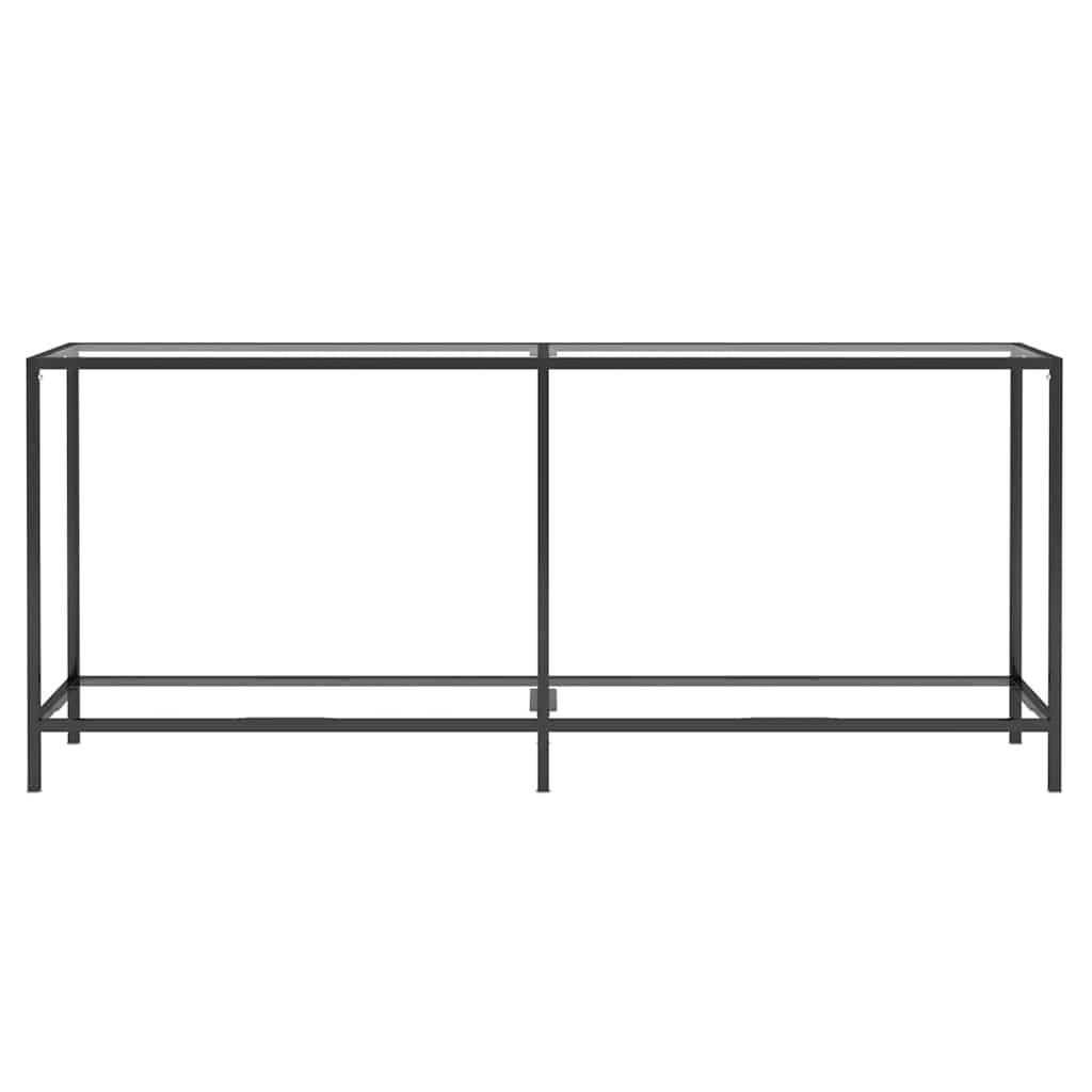 Konsolentisch Transparent 180x35x75,5 cm Hartglas
