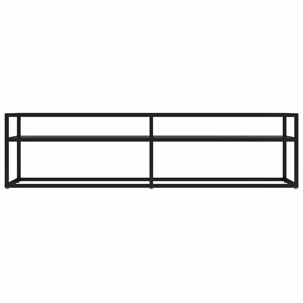 TV-Schrank Schwarz 160x40x40,5 cm Hartglas
