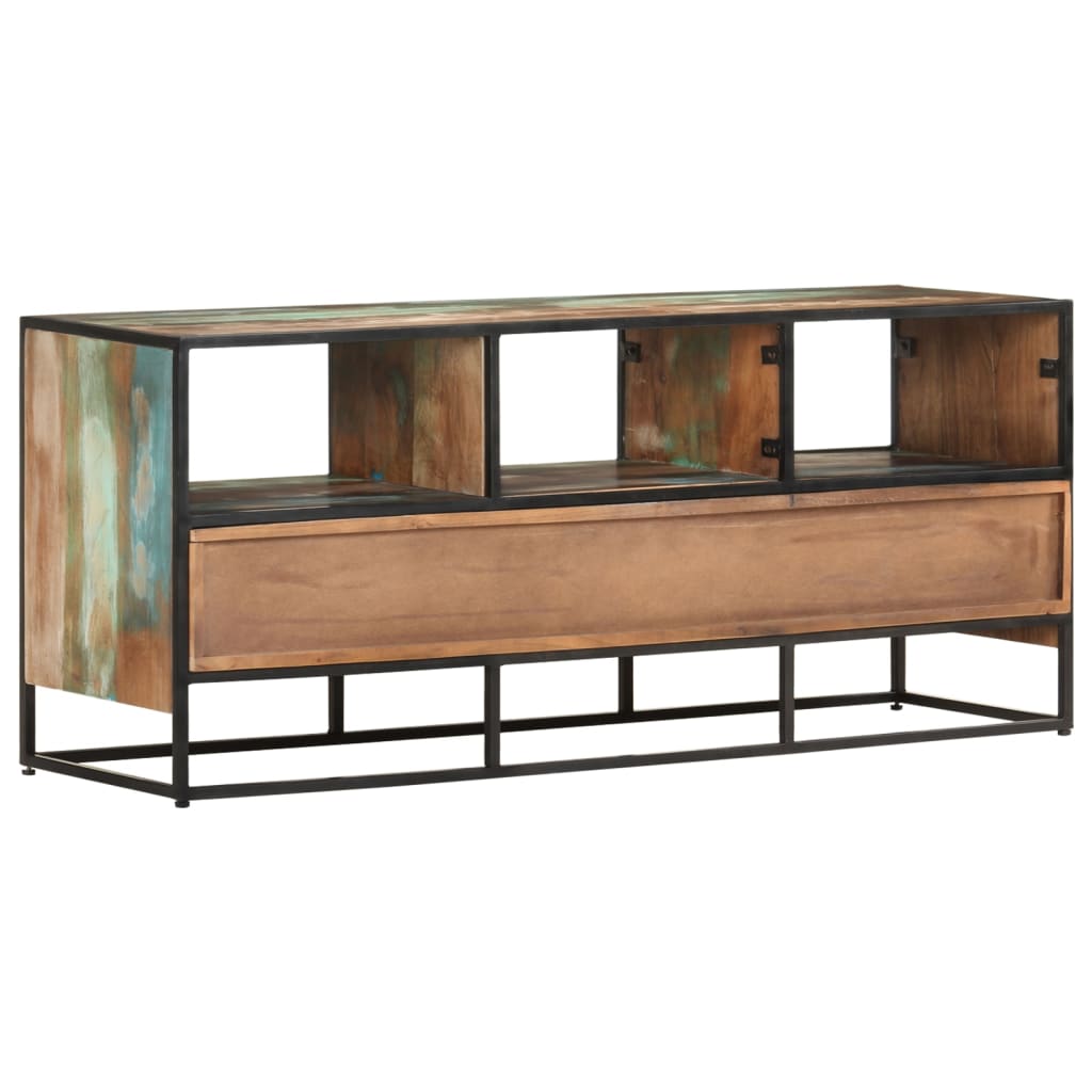 TV-Schrank 110x30x45 cm Altholz Massiv