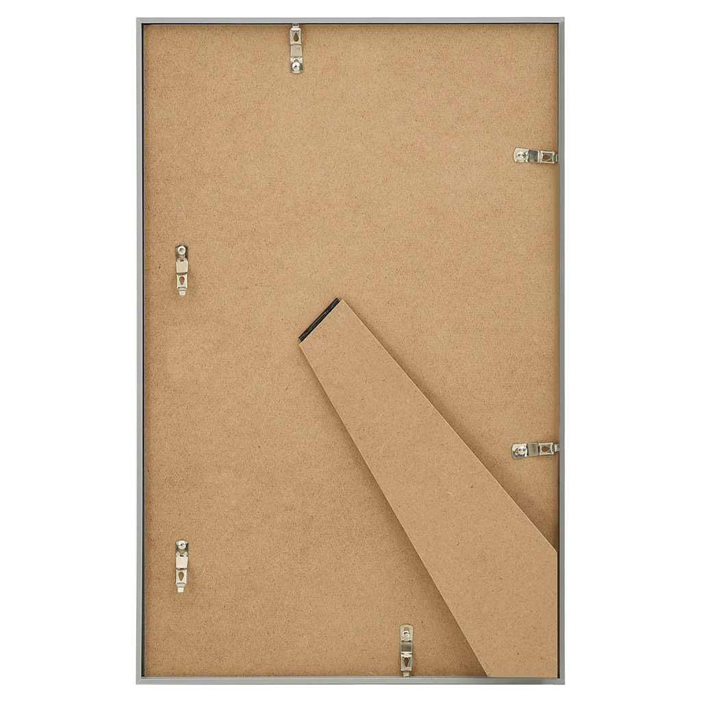 Bilderrahmen Collage 3 Stk. für Tisch Silbern 13x18 cm MDF