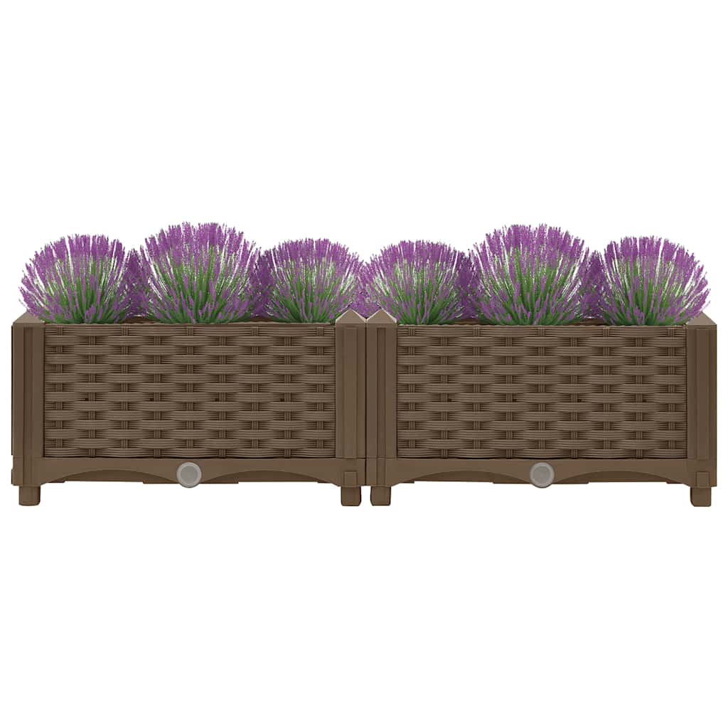 Hochbeet 80x40x23 cm Polypropylen
