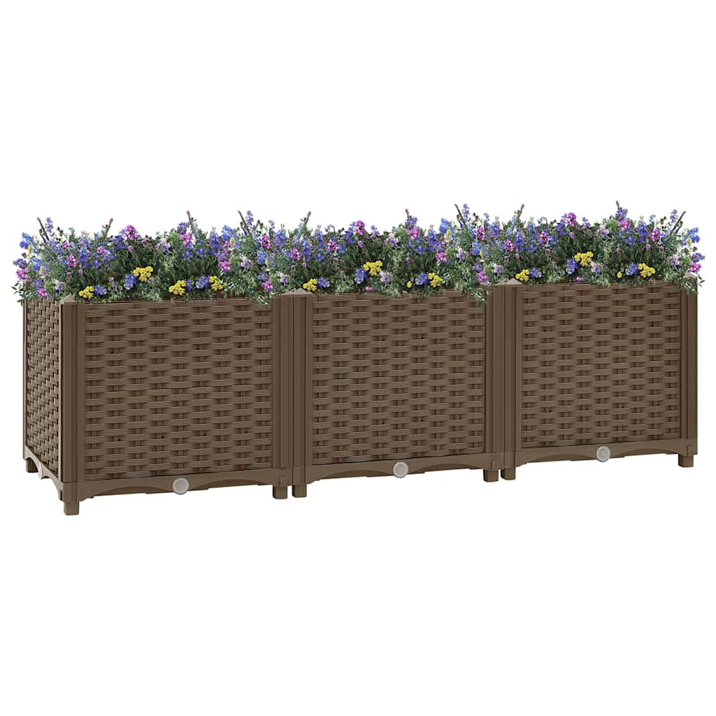 Hochbeet 120 x 40 x 38 cm Polypropylen