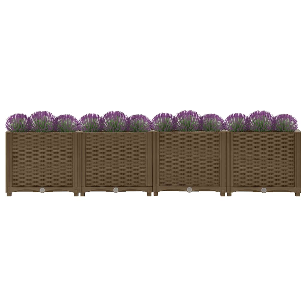 Hochbeet 160 x 40 x 38 cm Polypropylen