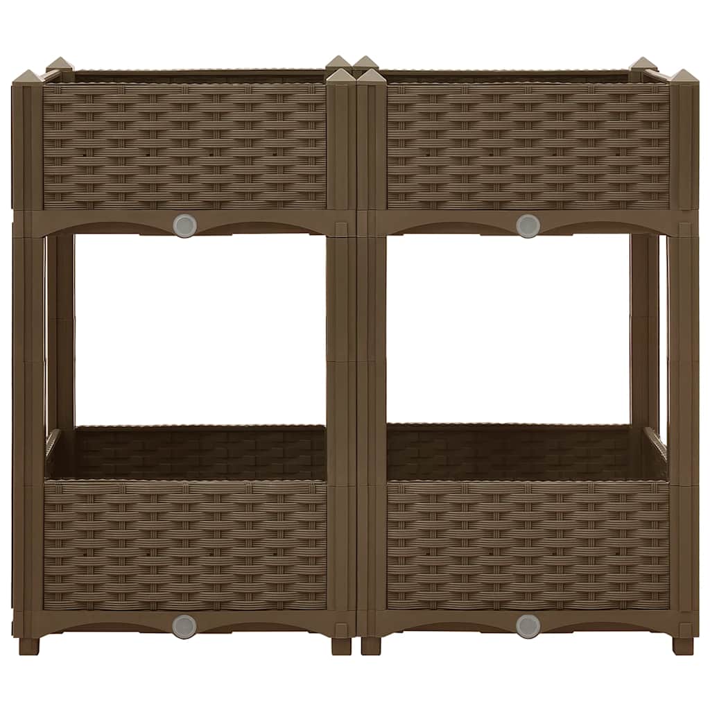 Hochbeet 80x40x71 cm Polypropylen