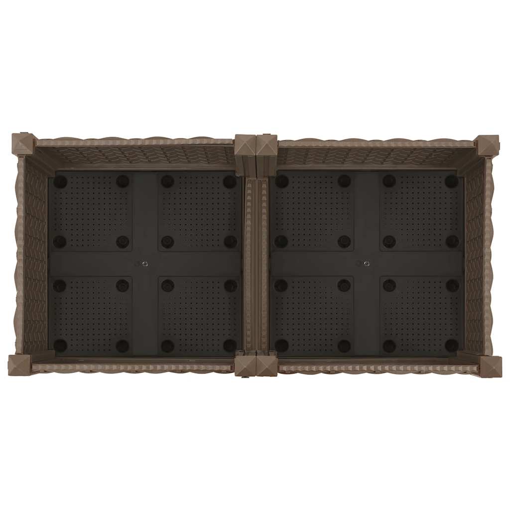 Hochbeet 80x40x71 cm Polypropylen