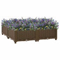 Hochbeet 80x80x23 cm Polypropylen