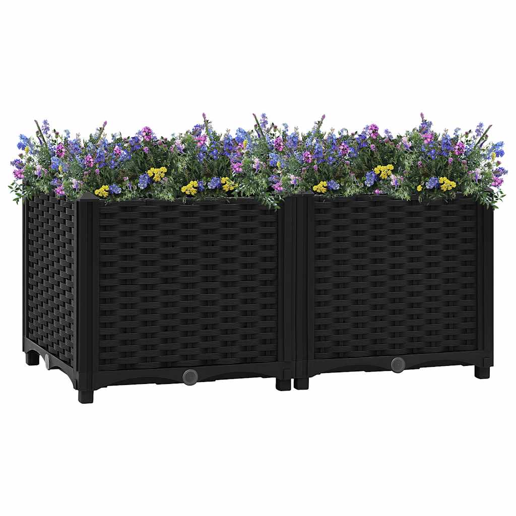 Hochbeet 80 x 40 x 38 cm Polypropylen