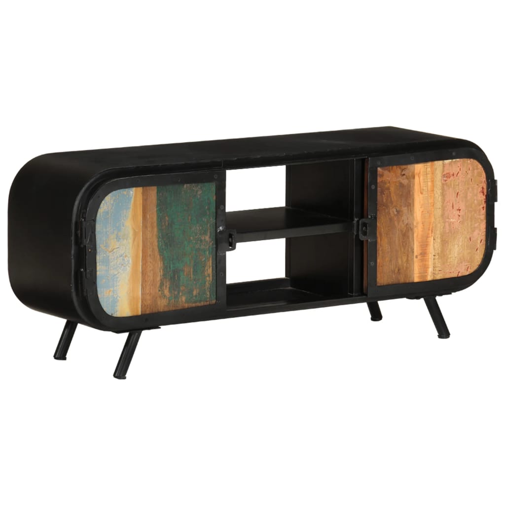 TV-Schrank 110x30x45 cm Altholz Massiv