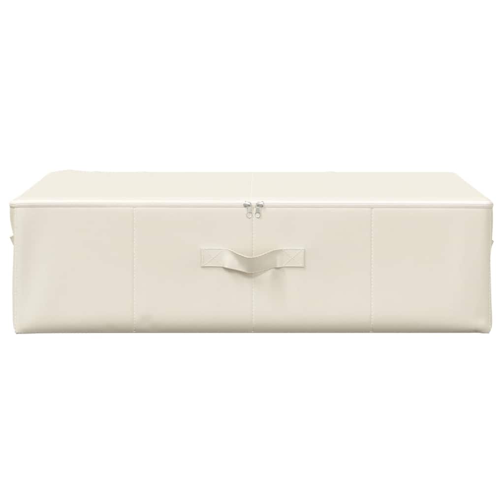 Aufbewahrungsbox Stoff 70x40x18 cm Creme