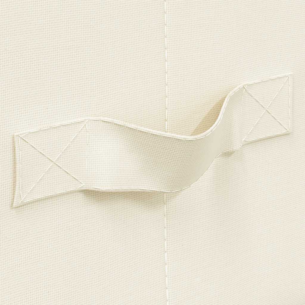 Aufbewahrungsbox Stoff 70x40x18 cm Creme