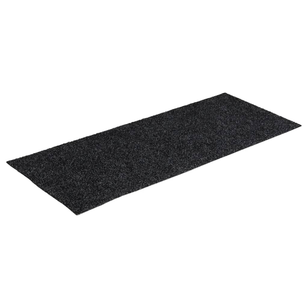 Stufenmatten Selbstklebend 15 Stk. 60x25 cm Dunkelgrau Rechteckig