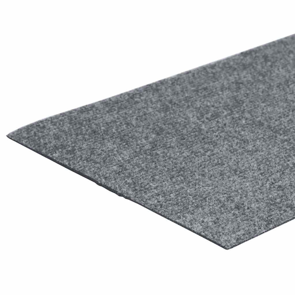 Stufenmatten Selbstklebend 15 Stk. 60x25 cm Hellgrau Rechteckig