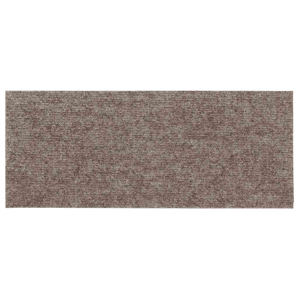 Stufenmatten Selbstklebend 15 Stk. 60x25 cm Beige Rechteckig
