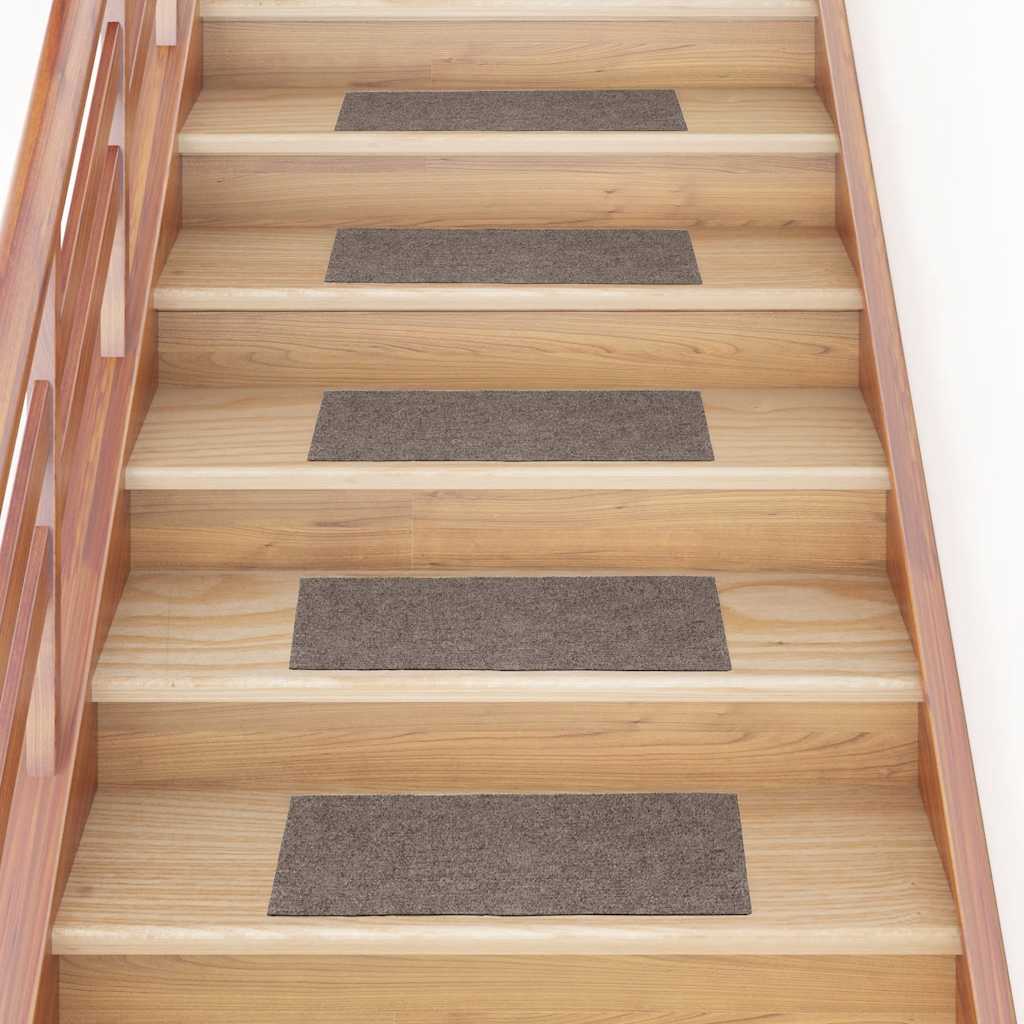 Stufenmatten Selbstklebend 15 Stk. 60x25 cm Beige Rechteckig