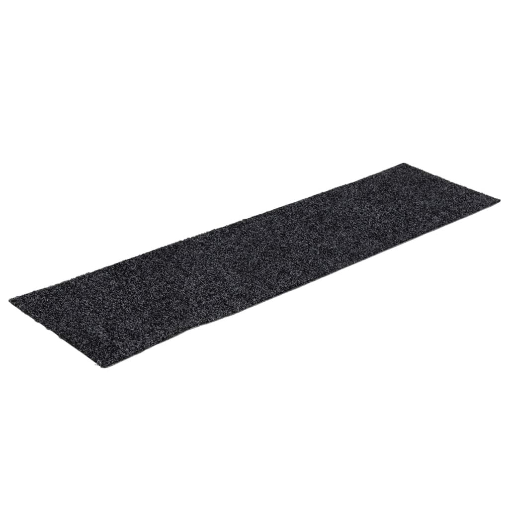 Stufenmatten Selbstklebend 15 Stk. 76x20 cm Dunkelgrau Rechteckig