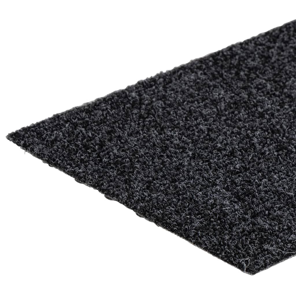 Stufenmatten Selbstklebend 15 Stk. 76x20 cm Dunkelgrau Rechteckig