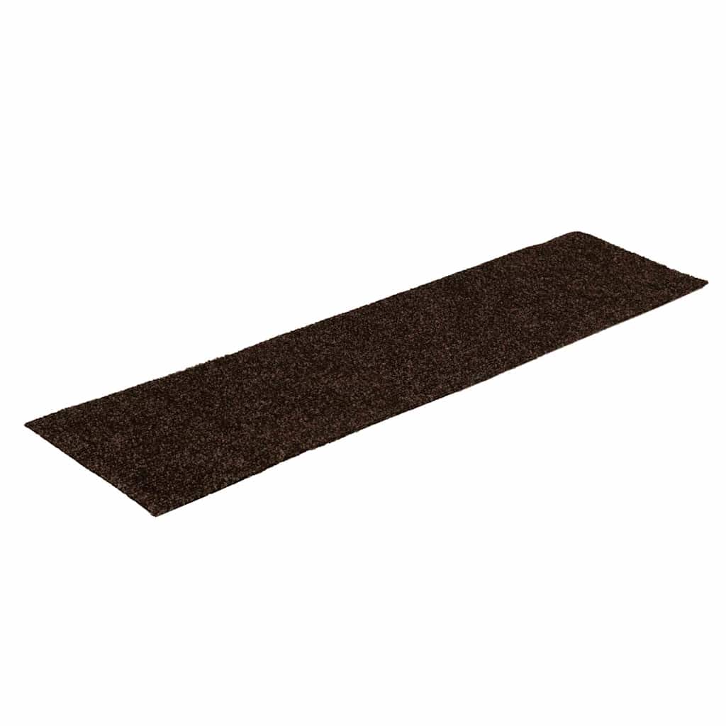 Stufenmatten Selbstklebend 15 Stk. 76x20 cm Braun Rechteckig