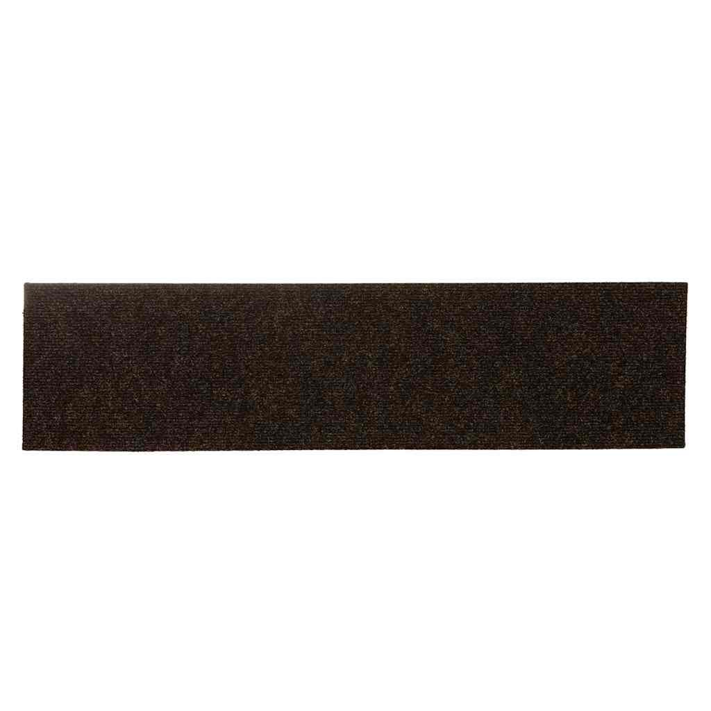 Stufenmatten Selbstklebend 15 Stk. 76x20 cm Braun Rechteckig