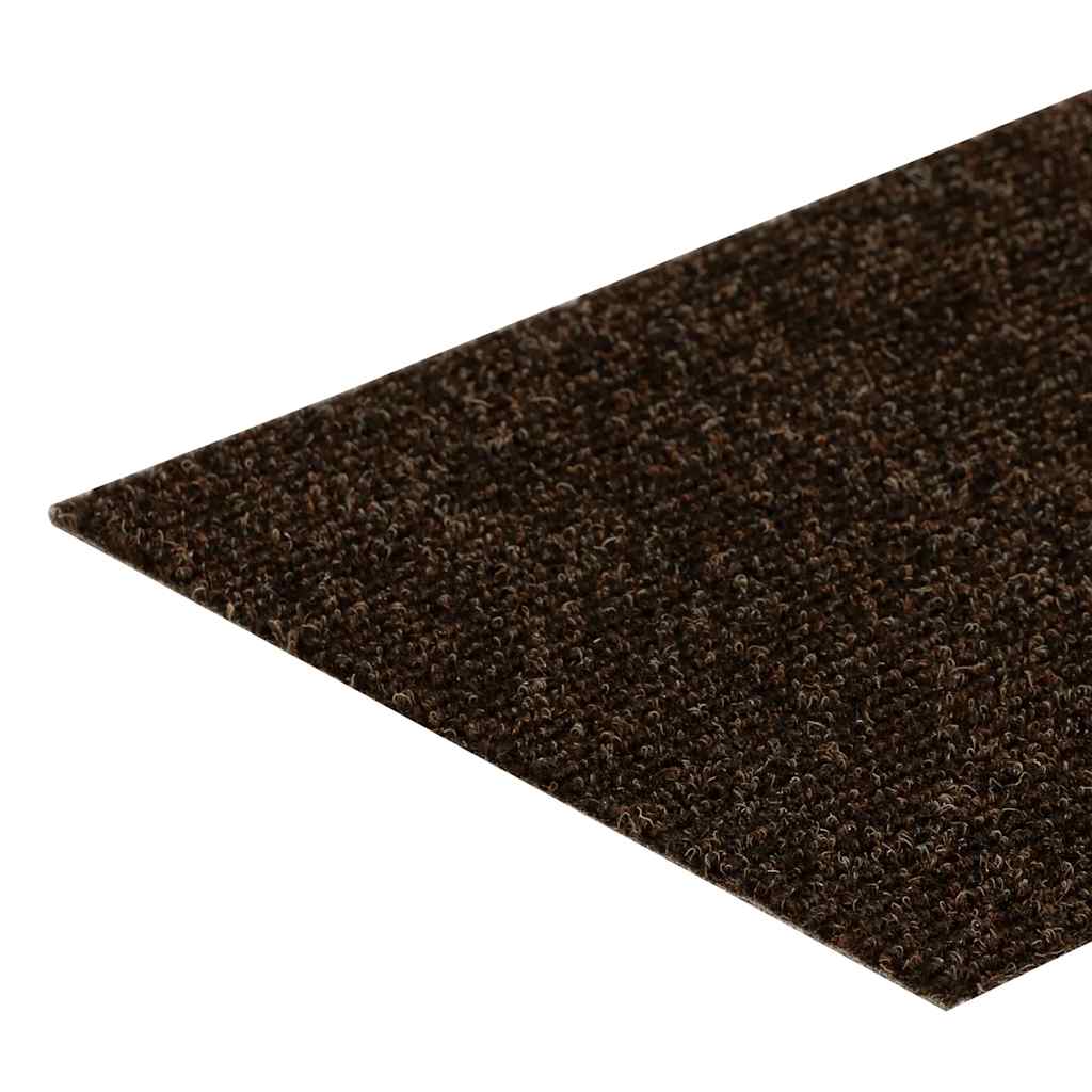 Stufenmatten Selbstklebend 15 Stk. 76x20 cm Braun Rechteckig