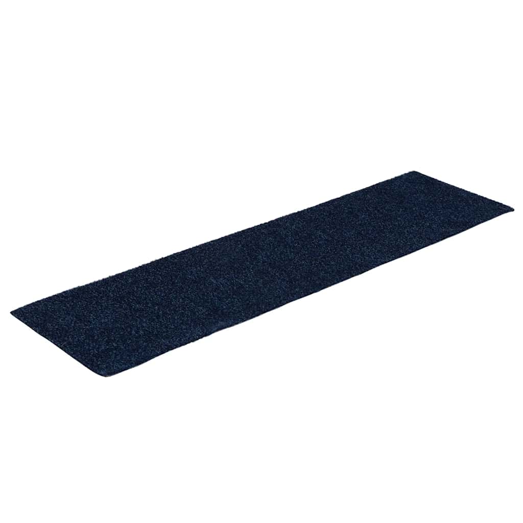 Stufenmatten Selbstklebend 15 Stk. 76x20 cm Marineblau Rechteckig