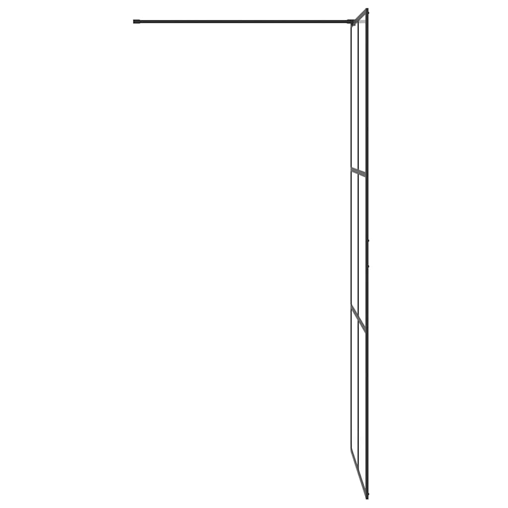 Duschwand für Begehbare Dusche mit Klarem ESG Glas 80x195 cm