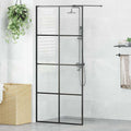 Duschwand für Begehbare Dusche mit Klarem ESG Glas 90x195 cm