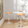 Barhocker 2 pcs 31 x 31 x 87 cm Kunstleder Drehbar