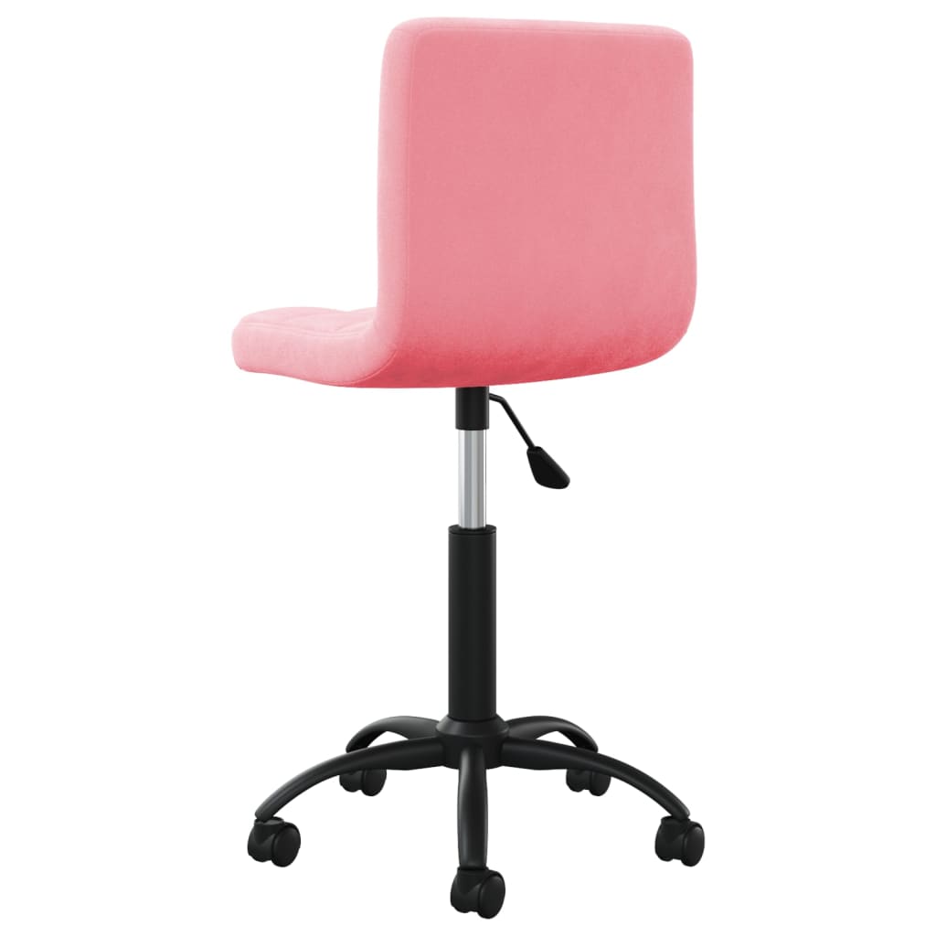 Bürostuhl Drehbar Rosa Samt