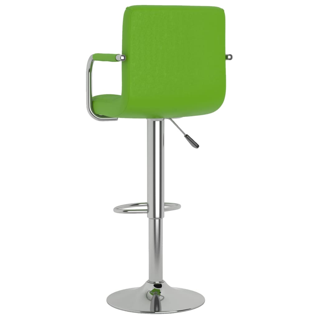Barhocker 2 Stk. Grün Kunstleder