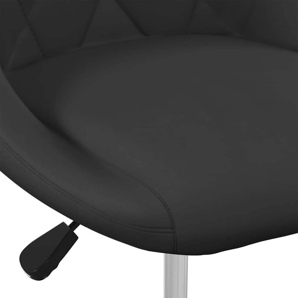 Esszimmerstühle 2 Stk. Drehbar Schwarz Samt