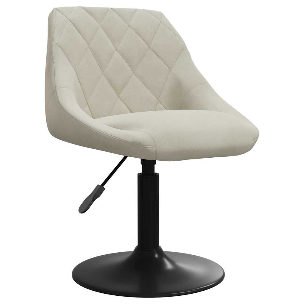Barhocker Creme Samt