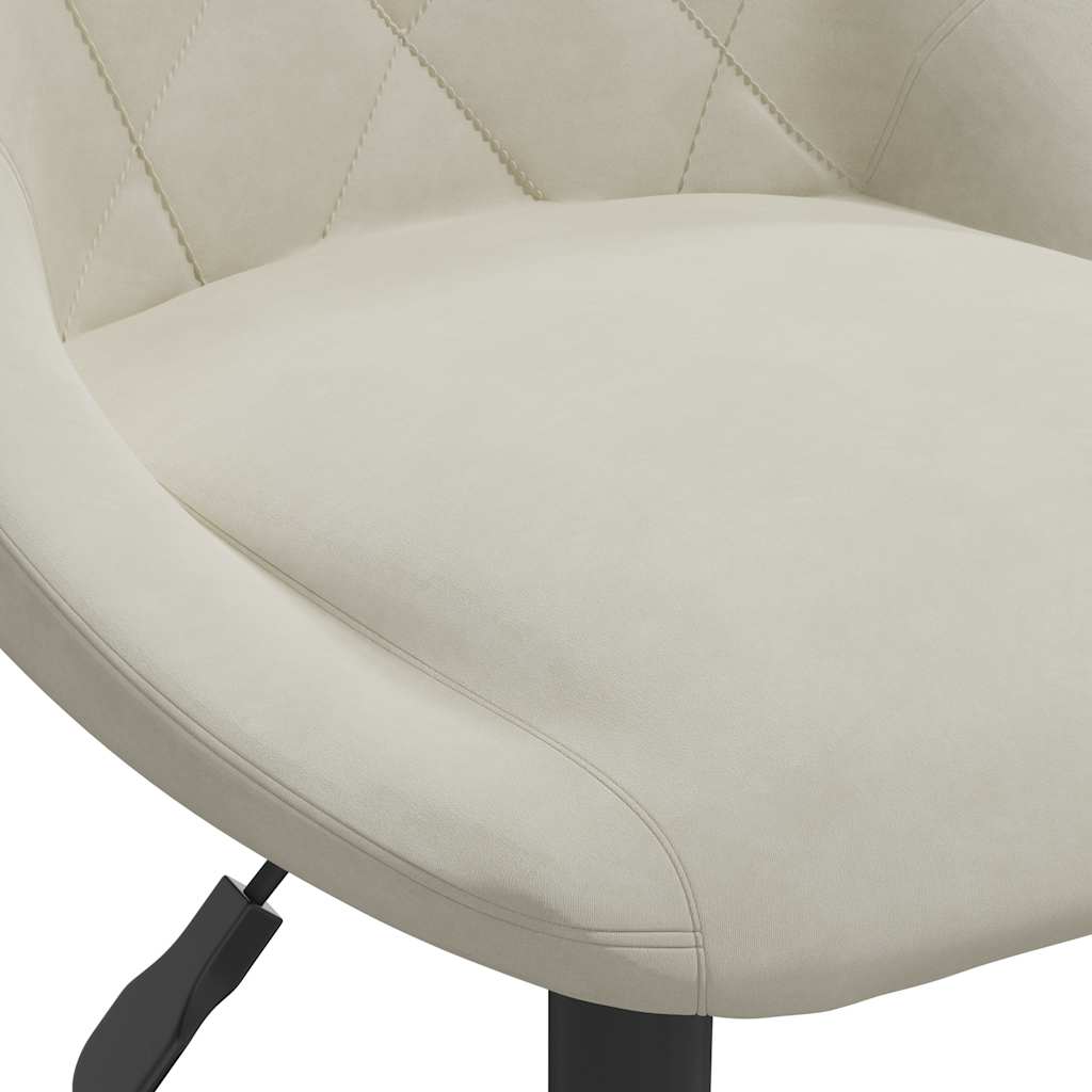 Barhocker Creme Samt