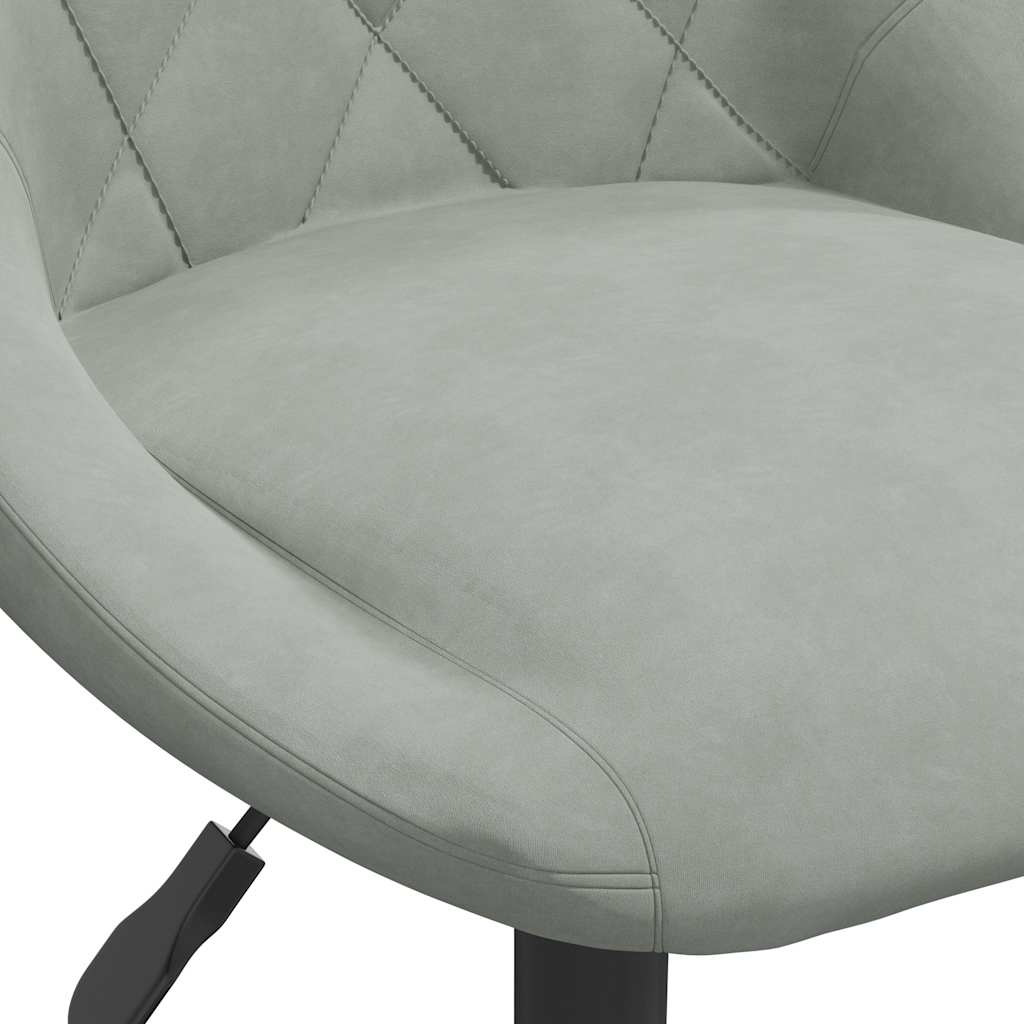 Barhocker Hellgrau Samt