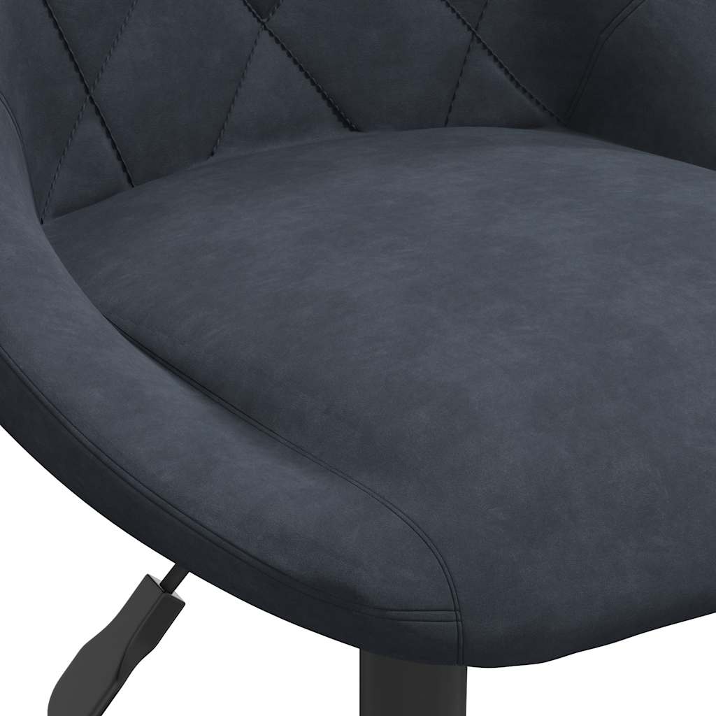 Barhocker Dunkelgrau Samt
