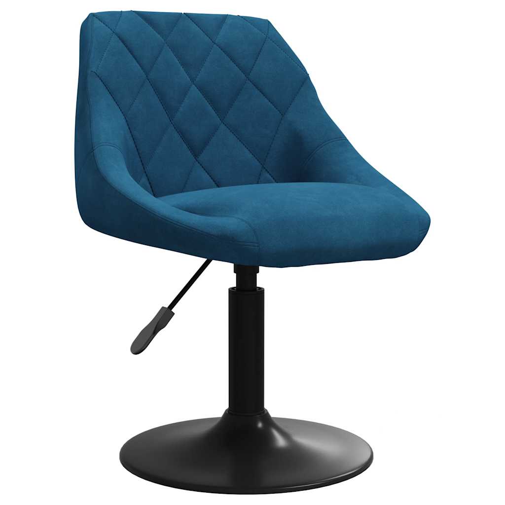Barhocker Blau Samt