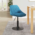 Barhocker Blau Samt