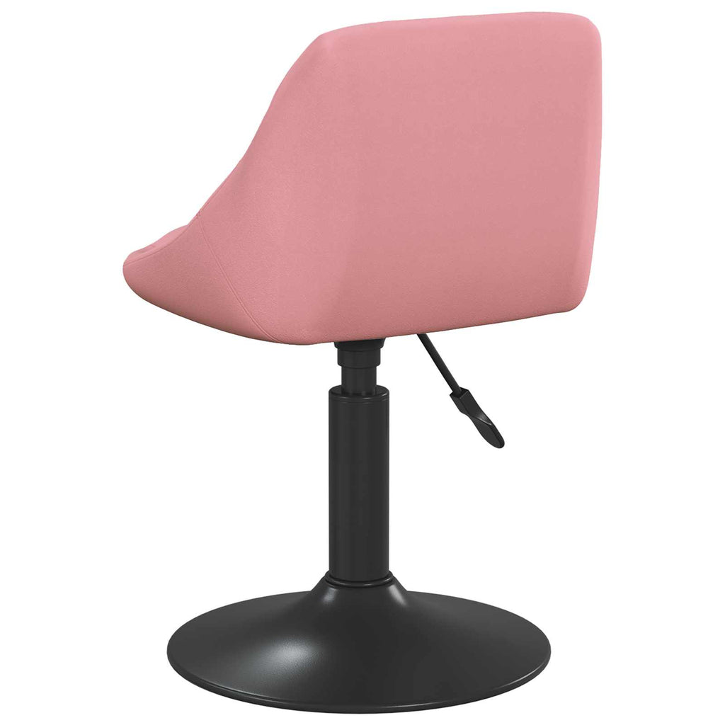 Barhocker Geometrisch Rosa 46 x 44 x (62,5-77,5) cm Kunstleder