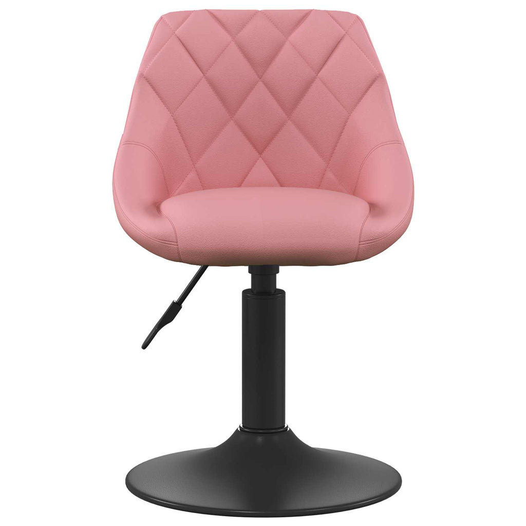 Barhocker Geometrisch Rosa 46 x 44 x (62,5-77,5) cm Kunstleder